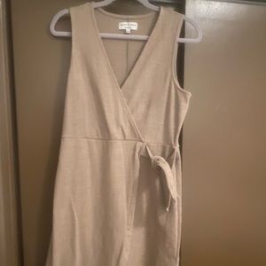 Madewell tank top wrap dress
